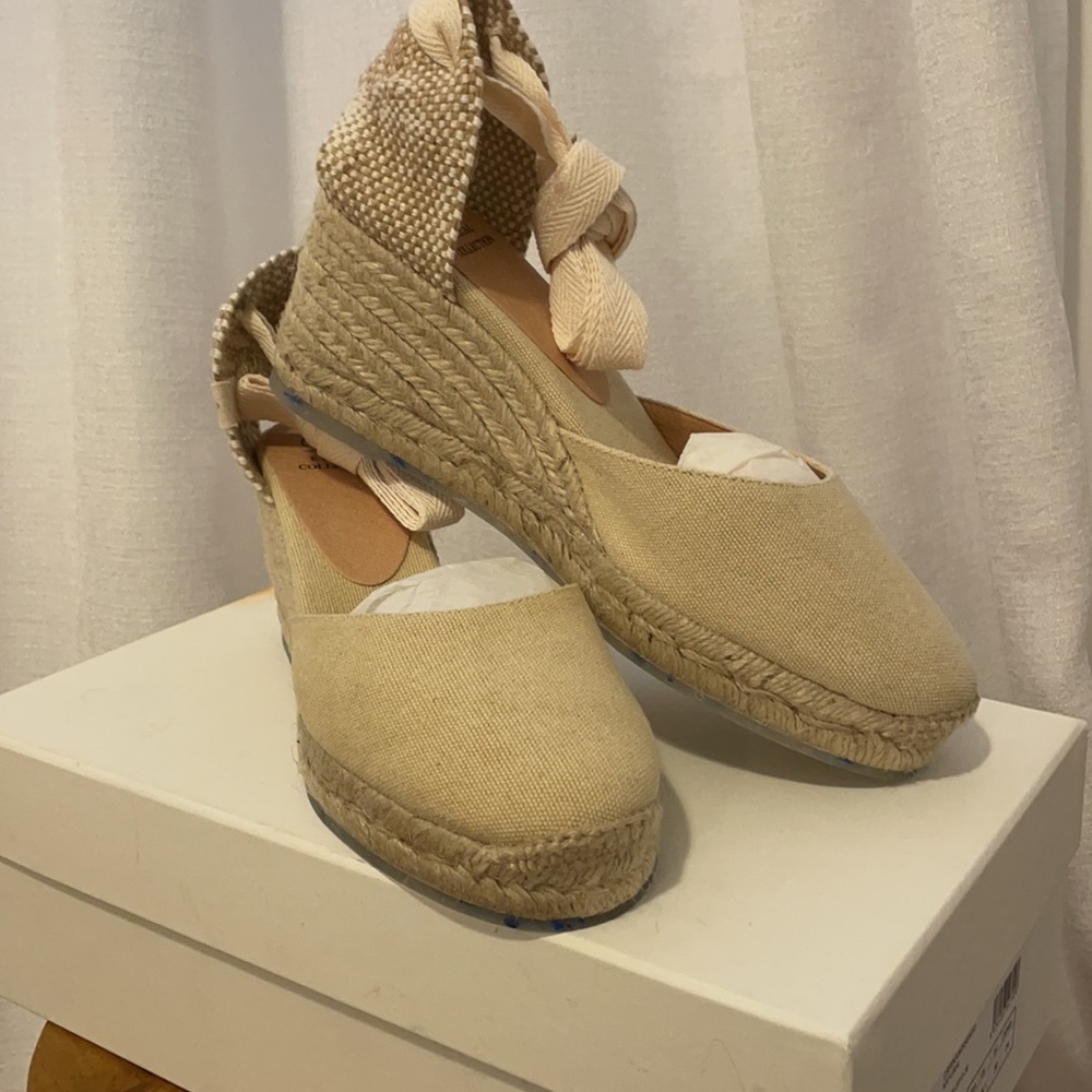 Castañer Carina 60 canvas wedge espadrilles